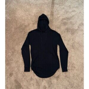 Shouthouse (Tilly’s) Black Hoodie - Lightweight Waffle Knit - Men’s Small